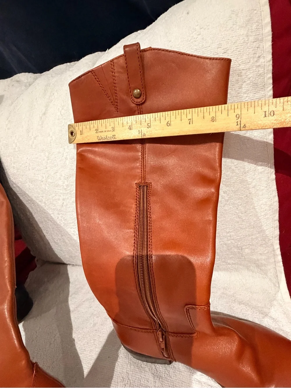 INC International Concepts Women's Over-the-Knee Boots - Cognac Brown